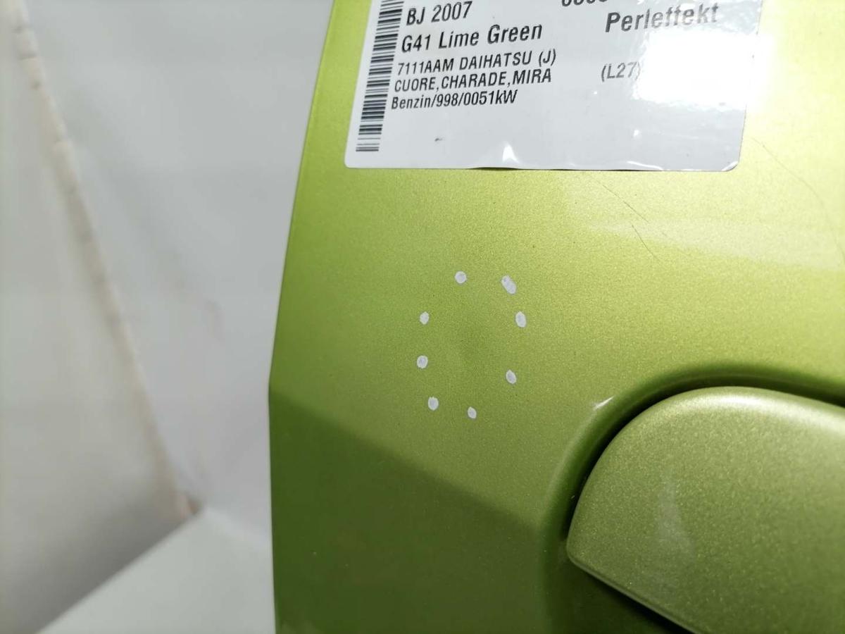 Daihatsu Cuore L276 original Tür vorn rechts G41 Lime Green BJ07